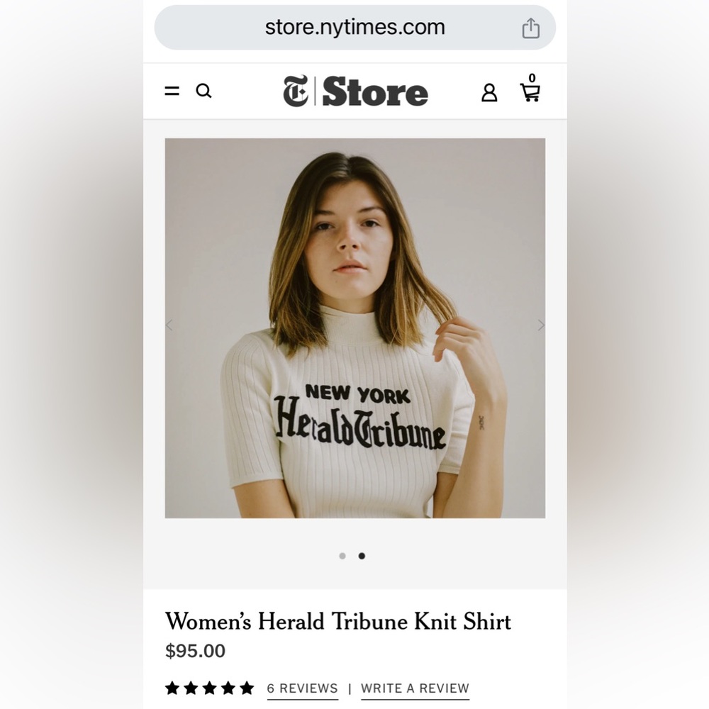 Women’s Herald Tribune Knit Shirt